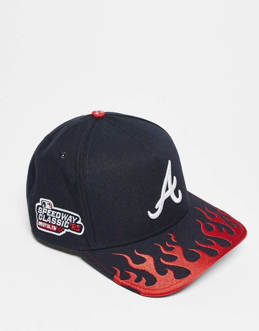 New Era - Atlanta Braves 9Forty - A frame - Bunte Kappe mit Kontrast-Schirm von New Era