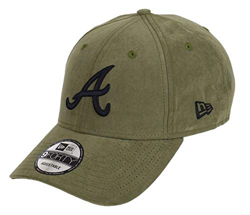 New Era Atlanta Braves - 9Forty Adjustable Cap - League Essential Nylon - Green/Black - One-Size von New Era