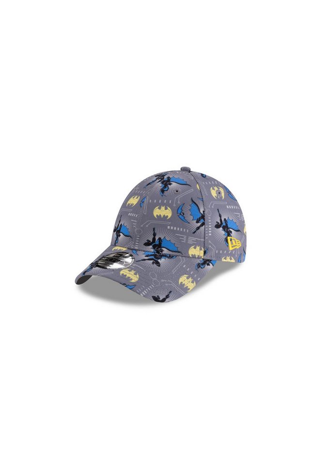 New Era Baseball Cap Batman DC All Over Print Grau Verstellbare 9Forty Cap für Kinder New E (1-St) von New Era