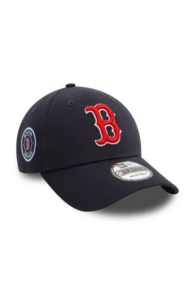 New Era Baseball Cap Boston Red Sox MLB Side Patch Marineblau Verstellbare 9Forty Cap New E (1-St) von New Era
