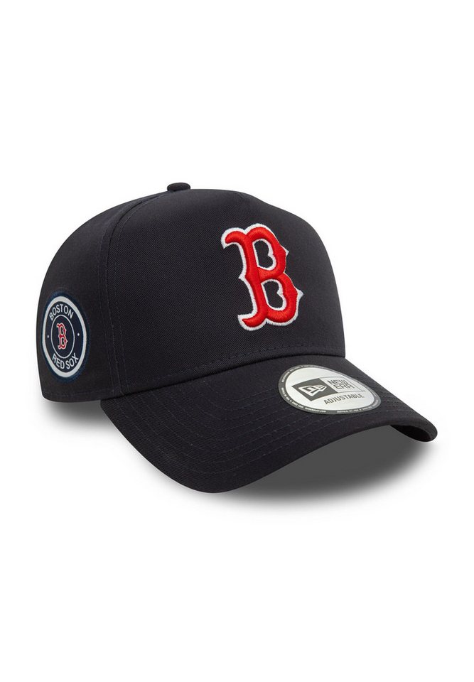 New Era Baseball Cap Boston Red Sox MLB Team Patch Blau Verstellbare 9Forty E-Frame Cap New (1-St) von New Era