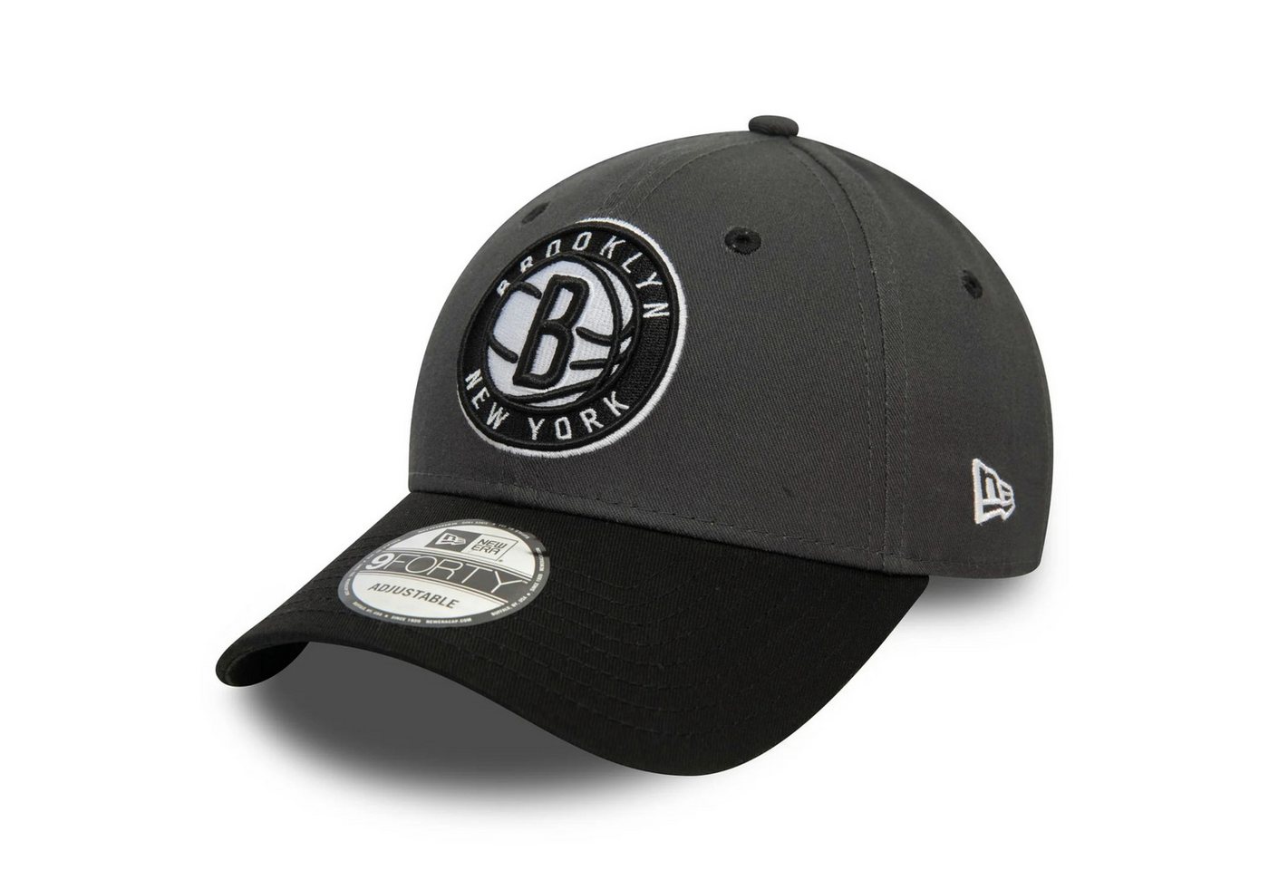 New Era Baseball Cap Brooklyn Nets NBA Side Patch 9FORTY Verstellbare Cap - Dunkelgrau New Era Baseball Cap Brooklyn Nets NBA Side Patch 9FORTY Verstellbare Cap - Dunkelgrau von New Era