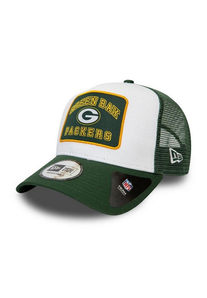 New Era Baseball Cap Green Bay Packers NFL Graphic Patch White Green A-Frame Adjustable Tru (1-St) von New Era