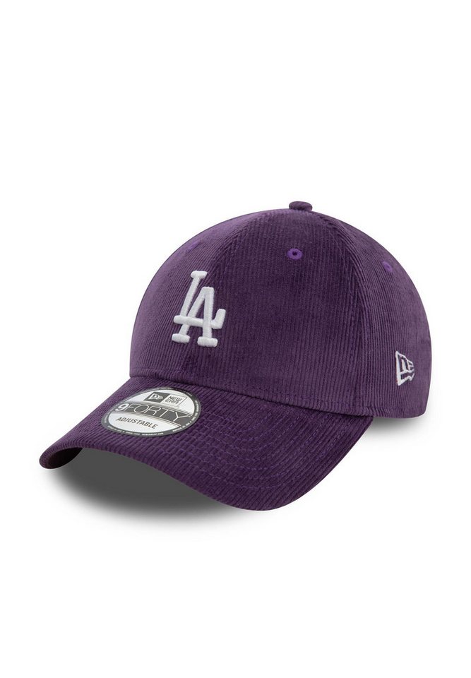 New Era Baseball Cap Los Angeles Dodgers MLB Cord Lila Verstellbare 9Forty Cap New Era (1-St) von New Era
