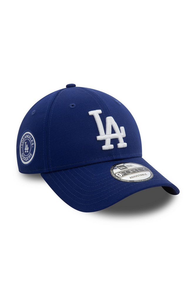 New Era Baseball Cap Los Angeles Dodgers MLB Side Patch Blau Verstellbare 9Forty Cap New Er (1-St) von New Era