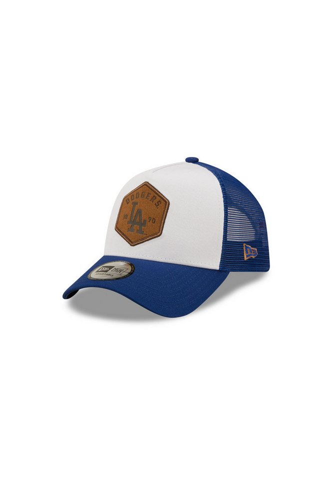 New Era Baseball Cap Los Angeles Dodgers MLB Team Patch Blau Weiß Verstellbare A-Frame Truc (1-St) von New Era