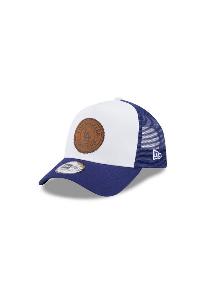 New Era Baseball Cap Los Angeles Dodgers MLB Team Patch Royal White A-Frame Adjustable Truc (1-St) von New Era
