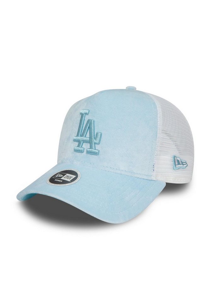 New Era Baseball Cap Los Angeles Dodgers MLB Velours Blau Weiß Verstellbare A-Frame Damen T (1-St) von New Era