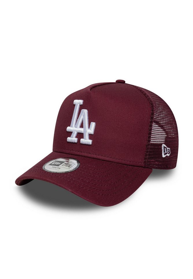 New Era Baseball Cap Los Angeles Dodgers New Era A-Frame Trucker Kids Cap Dunkelrot (1-St) von New Era