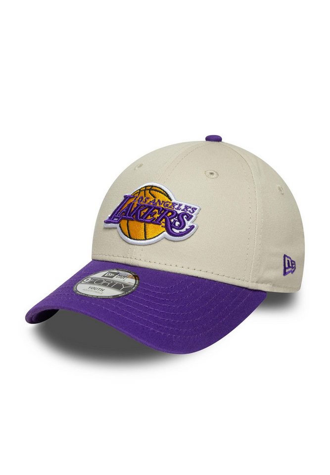 New Era Baseball Cap Los Angeles Lakers New Era 9Forty Color Block Kids Cap Beige (1-St) von New Era