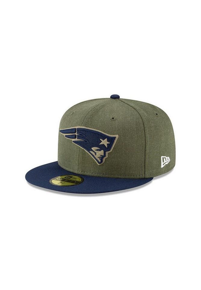 New Era Baseball Cap New England Patriots On Field 18 Sal. to Service 59Fifty Cap Oliv New Era Baseball Cap New England Patriots On Field 18 Sal. to Service 59Fifty Cap Oliv von New Era