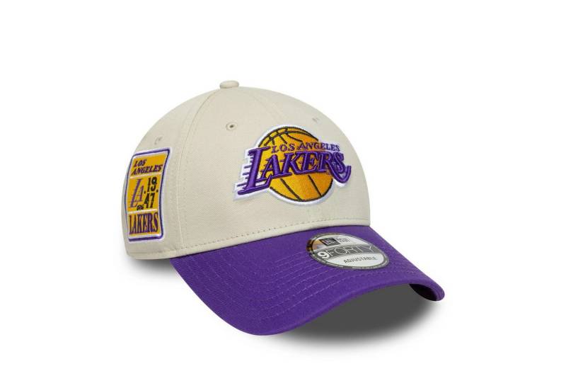 New Era Baseball Cap New Era 9FORTY Cap Los Angeles Lakers NBA Contrast Patch beige von New Era