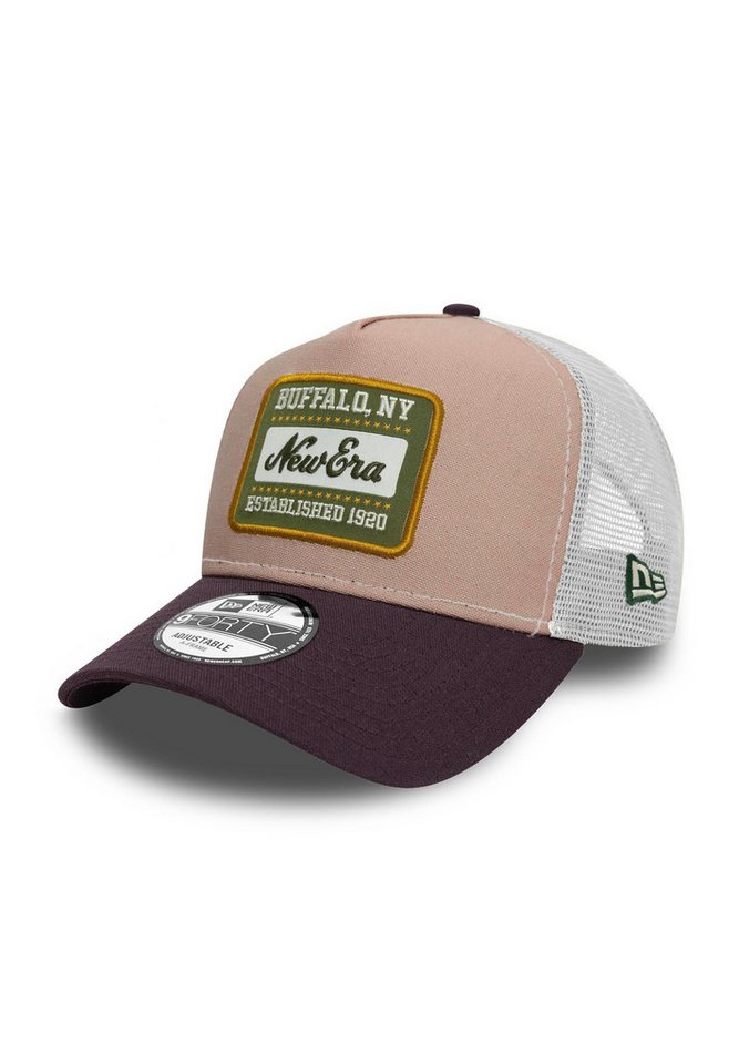 New Era Baseball Cap New Era Buffalo Patch 9Forty A-Frame Trucker Cap Braun (1-St) von New Era