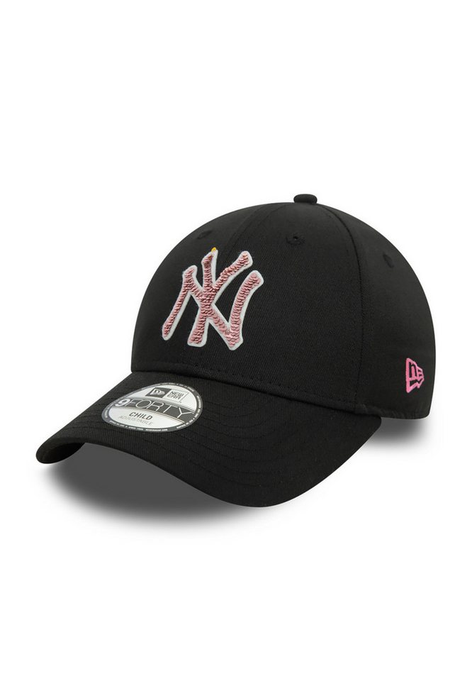 New Era Baseball Cap New Era Kinder Child Sequin 9Forty Adjustable Cap NY YANKEES Schwarz von New Era
