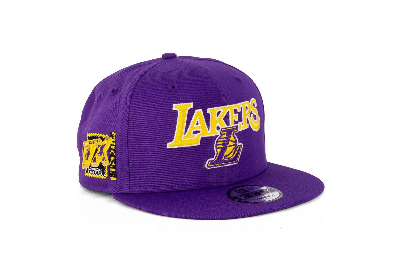 New Era Baseball Cap New Era NBA Patch 9Fifty Los Angeles Lakers Snapback Cap lila gelb von New Era