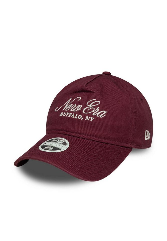 New Era Baseball Cap New Era NE Script 9Twenty A-Frame Women Cap Weinrot (1-St) von New Era