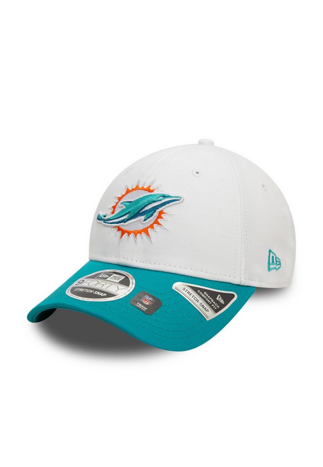 New Era Baseball Cap New Era NFL 9Forty Stretch Snap Adjustable Cap MIAMI DOLPHINS Weiß von New Era