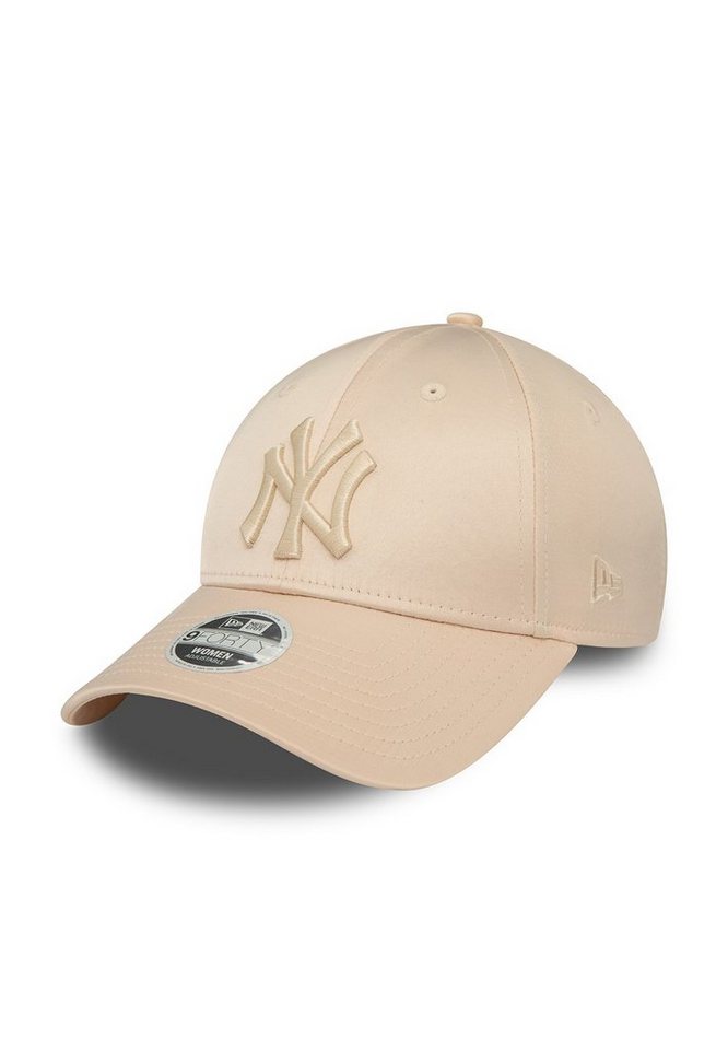 New Era Baseball Cap New Era Wmns Satin 9Forty Adjustable Damen Cap NY YANKEES Beige von New Era