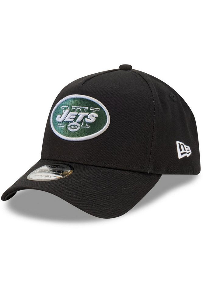 New Era Baseball Cap New York Jets NFL Evergreen Schwarz Verstellbare 9Forty A-Frame Cap Ne (1-St) von New Era