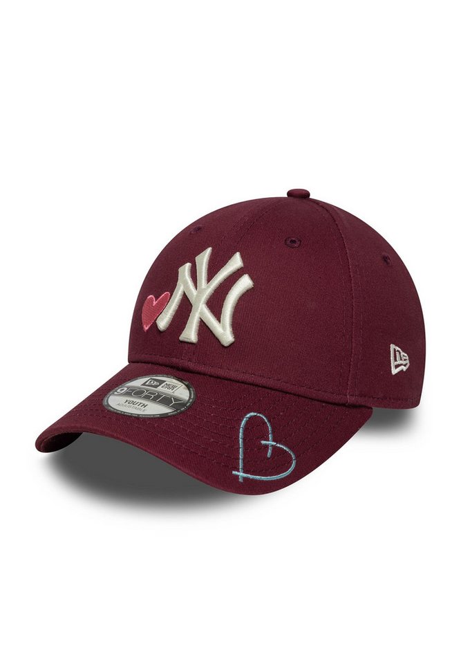 New Era Baseball Cap New York Yankees 9Forty Heart Icon Kids Cap New Era Dunkelrot (1-St) von New Era