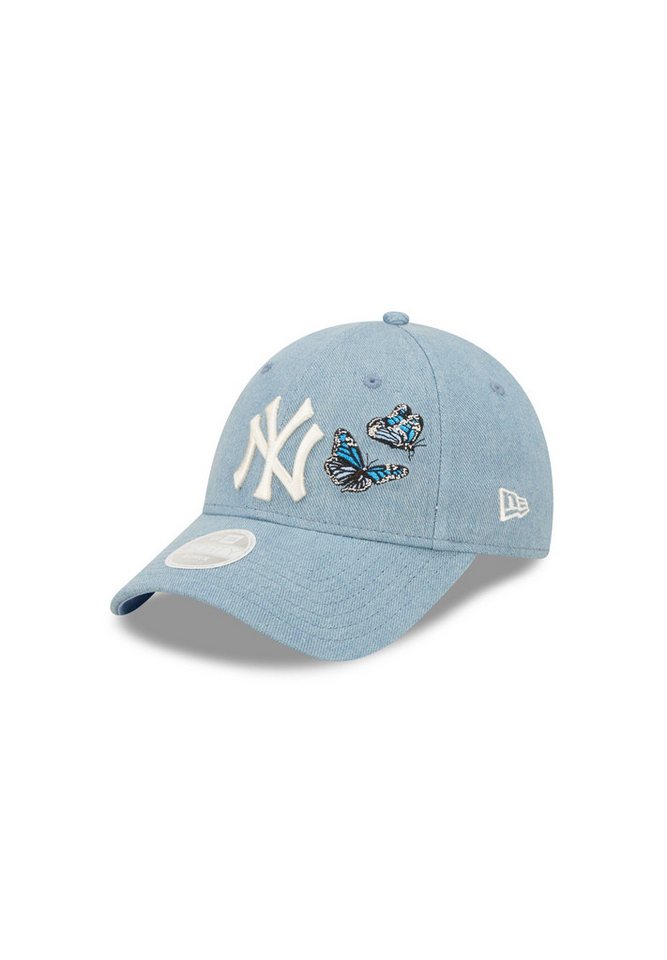 New Era Baseball Cap New York Yankees MLB Butterfly Blue 9Forty Adjustable Women Cap New Er (1-St) von New Era