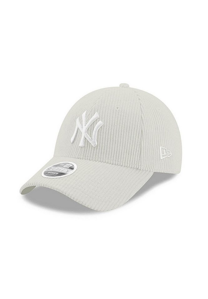 New Era Baseball Cap New York Yankees MLB Cord Chromweiß 9Forty Verstellbare Damen Cap New (1-St) von New Era