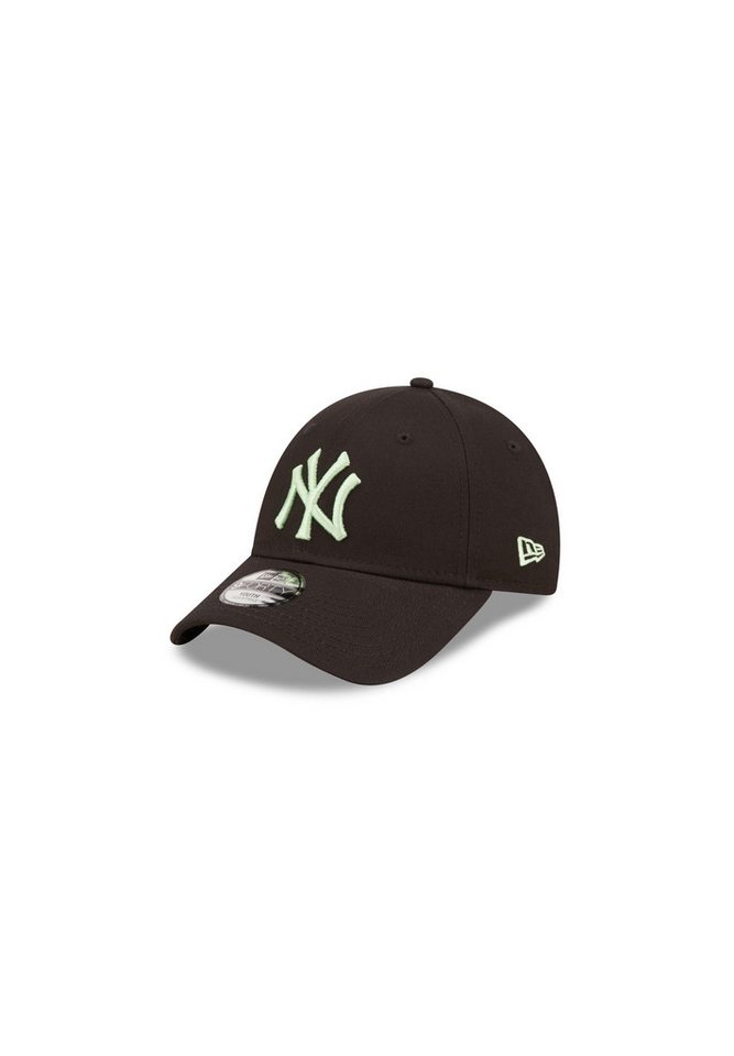 New Era Baseball Cap New York Yankees MLB League Essential Black Green 9Forty Adjustable Ki (1-St) von New Era