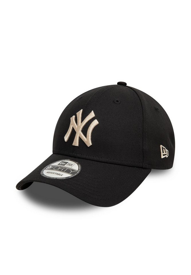 New Era Baseball Cap New York Yankees MLB League Essential Schwarz Verstellbare 9Forty Cap (1-St) von New Era