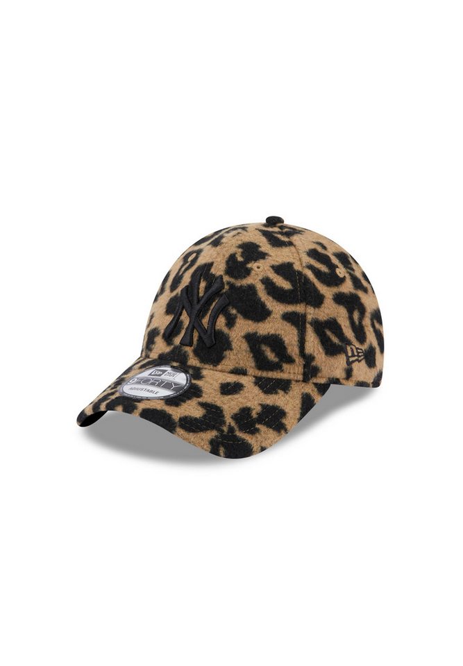 New Era Baseball Cap New York Yankees MLB Leopard Camouflage Black 9Forty Adjustable Women (1-St) von New Era