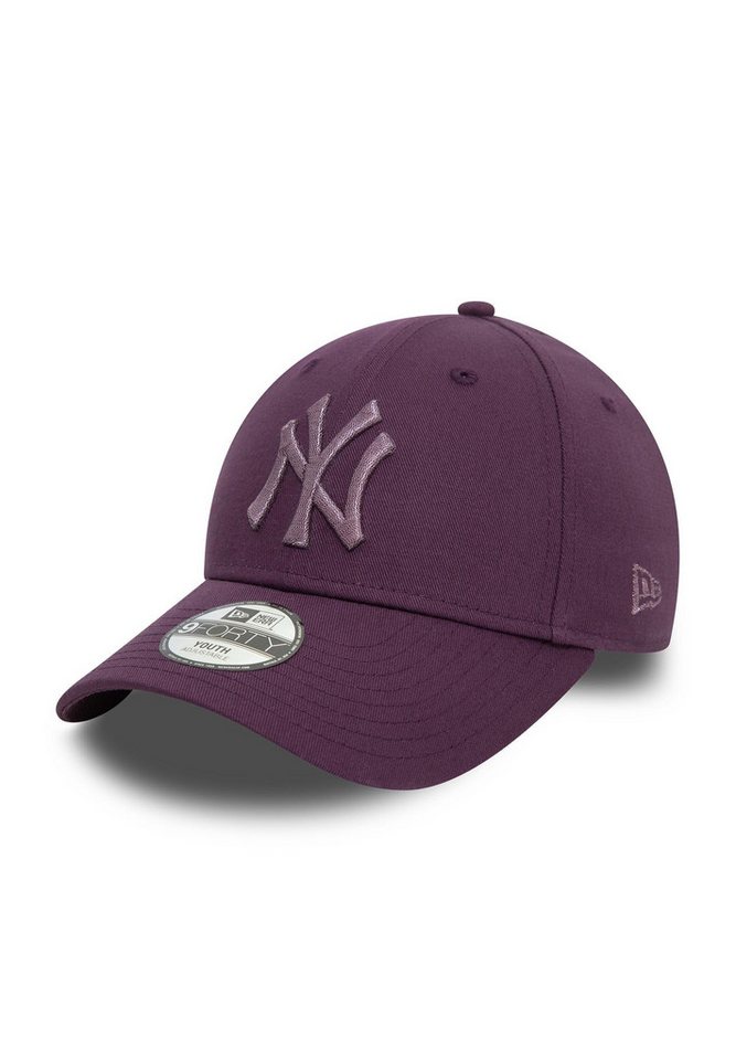 New Era Baseball Cap New York Yankees MLB Metallic Lila Verstellbare 9Forty Cap für Kinder (1-St) von New Era