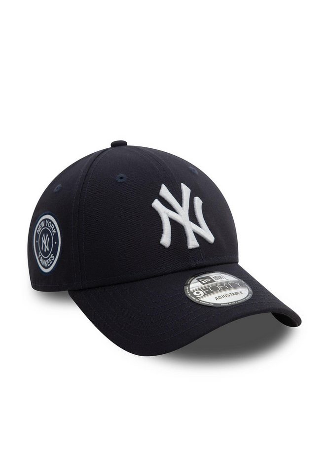 New Era Baseball Cap New York Yankees MLB Side Patch Marineblau Verstellbare 9Forty Cap New (1-St) von New Era