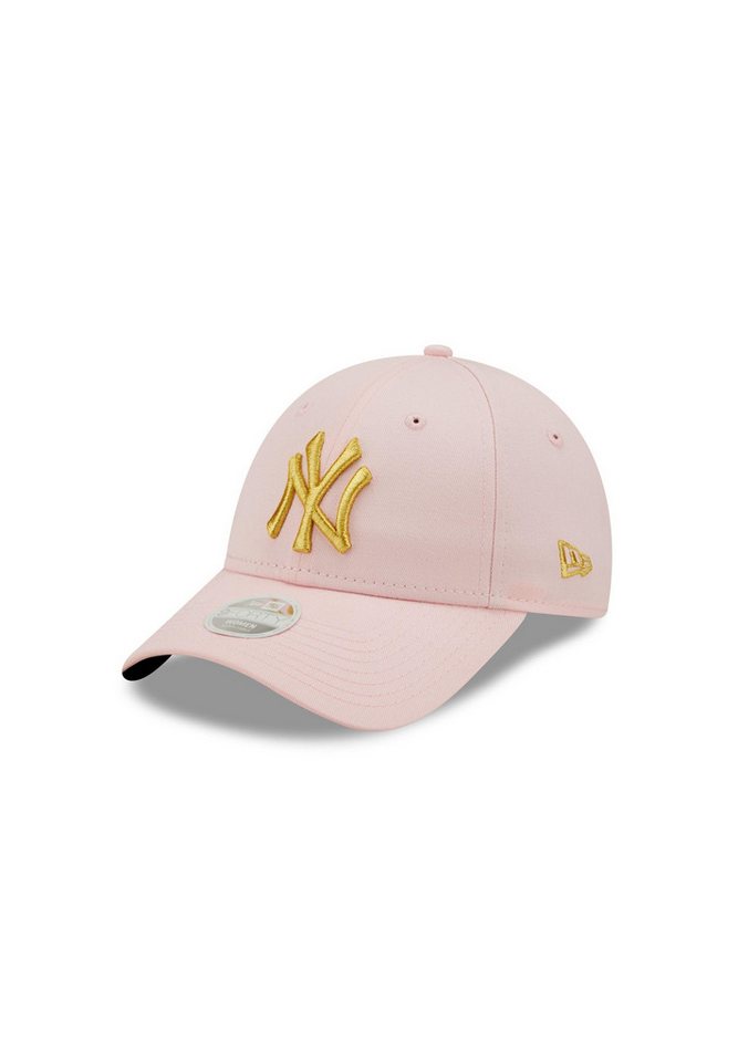 New Era Baseball Cap New York Yankees Metallic Logo Pink 9Forty Adjustable Women Cap New Er (1-St) von New Era