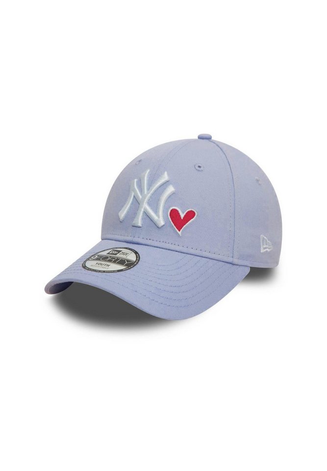 New Era Baseball Cap New York Yankees New Era MLB Heart Logo 9Forty Kids Cap Lila (1-St) von New Era