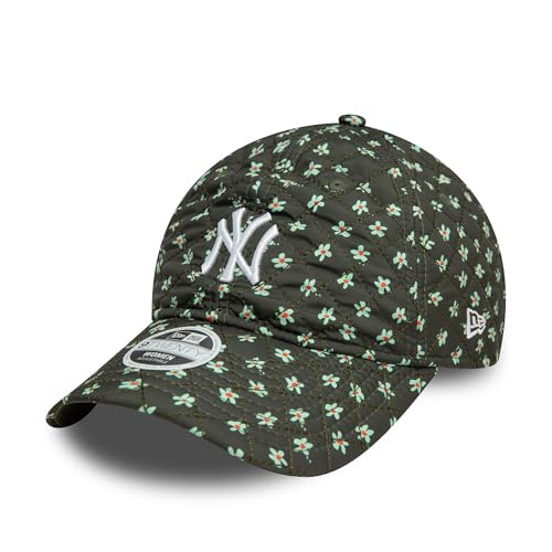New Era Baseball Cap New York Yankees grün floral Strapback gebogener Schirm Kappe Frau Mädchen - One-Size von New Era