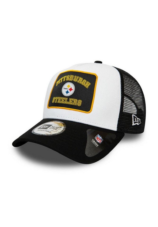 New Era Baseball Cap Pittsburgh Steelers NFL Graphic Patch White Black A-Frame Adjustable T (1-St) von New Era