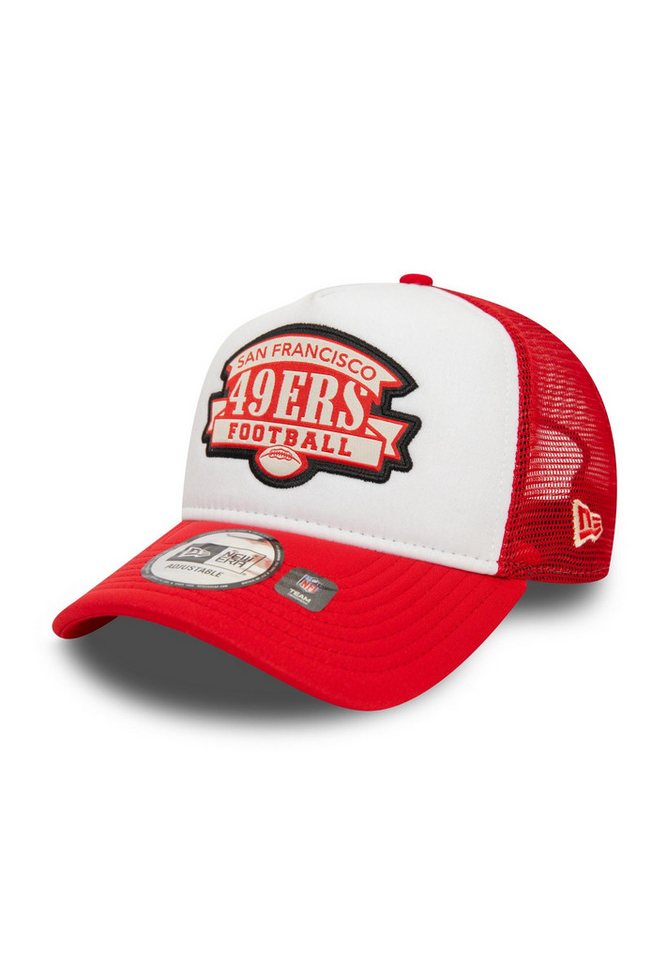 New Era Baseball Cap San Francisco 49ers NFL Trucker Weiß Rot Verstellbare E-Frame Trucker (1-St) von New Era
