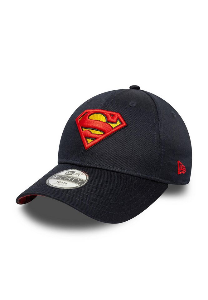 New Era Baseball Cap Superman Logo Kids 9Forty Youth Cap New Era Schwarz (1-St) von New Era