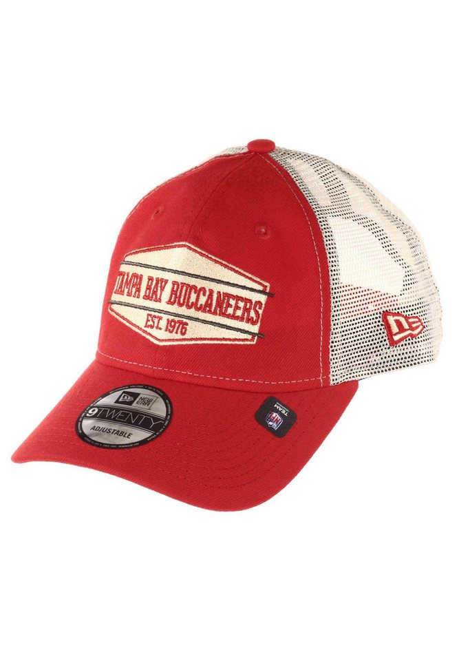 New Era Baseball Cap Tampa Bay Buccaneers Red 9Twenty Trucker Cap Rot One-Size von New Era