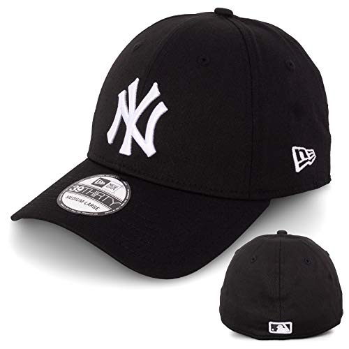 New Era Basecap Baseball Cap Herren Limited Edition Mütze 39THIRTY (Black/White Yankees, M/L) von New Era
