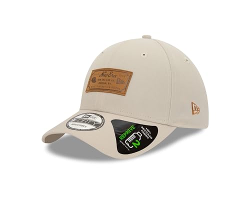 New Era - Basecap Kappe Cap - 9Forty verstellbar - Patch - gebogener Schirm - beige - One-Size New Era - Basecap Kappe Cap - 9Forty verstellbar - Patch - gebogener Schirm - beige - One-Size von New Era