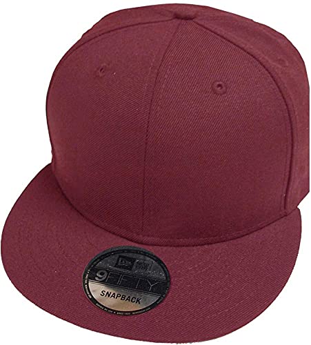 New Era Basic Cardinal Blank Snapback Cap Blanko 9fifty 950 Basecap Mens OSFA von New Era