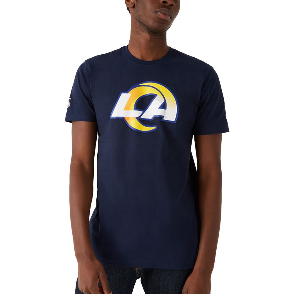 New Era Basic Shirt - NFL Los Angeles Rams navy von New Era