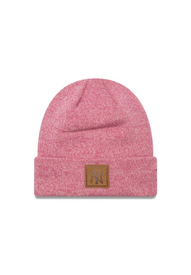 New Era Beanie New York Yankees MLB Team Patch Cuff Knit Rosa Beanie-Mütze New Era (1-St) von New Era