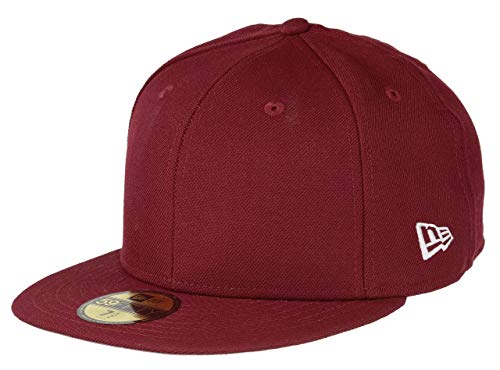 New Era Blank Cardinal/White 59Fifty Basecap - 7 1/4-58cm (L) von New Era