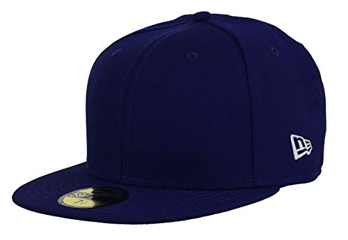 New Era Blank Dark Royal 59Fifty Basecap - 7 1/8-57cm (M) von New Era