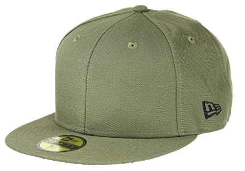 New Era Blank Olive 59Fifty Basecap - 6 7/8-55cm (S) von New Era