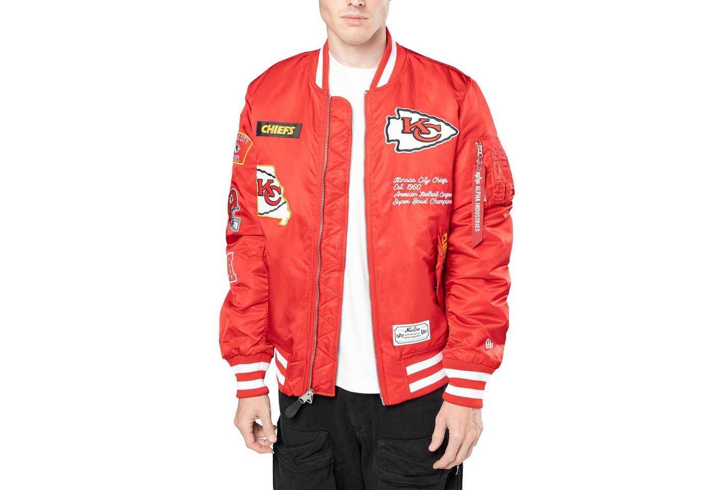 New Era Bomberjacke Jacke New Era Alpha Kansas City Chiefs von New Era