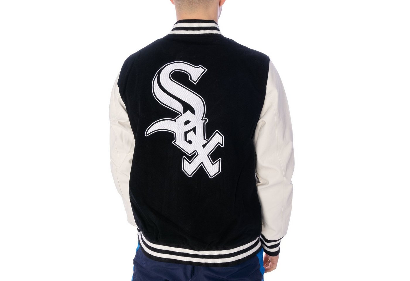 New Era Bomberjacke Jacke New Era Heritage Varsity Chicago White Sox (1-St) von New Era