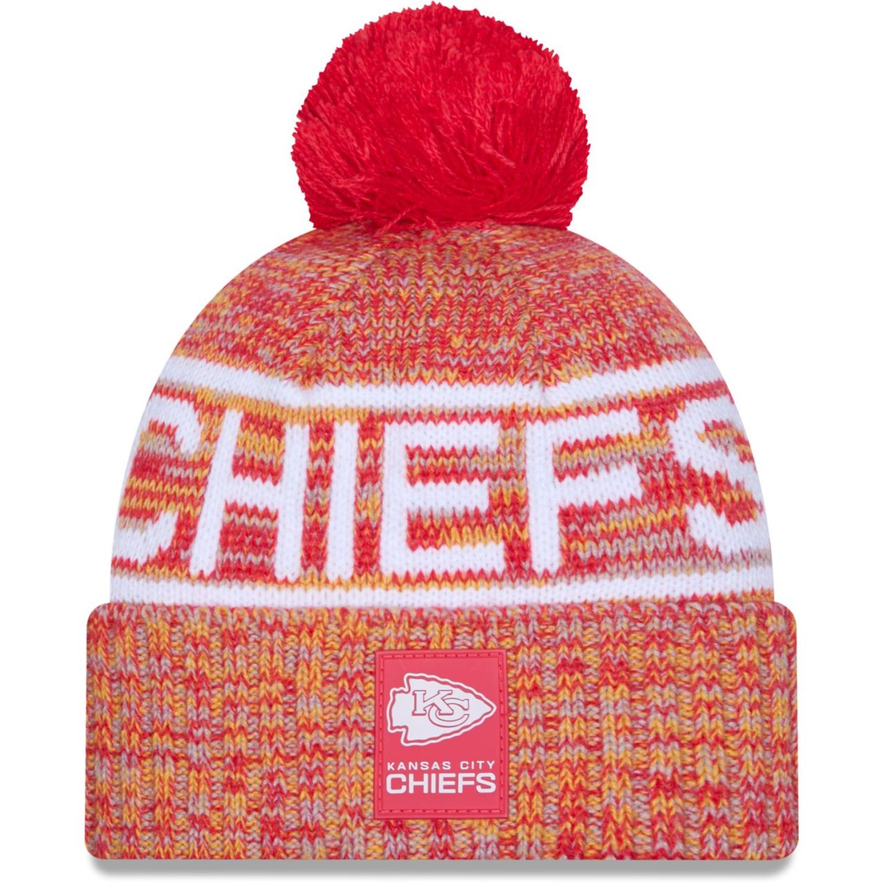New Era Bommel Wintermütze SIDELINE Kansas City Chiefs von New Era