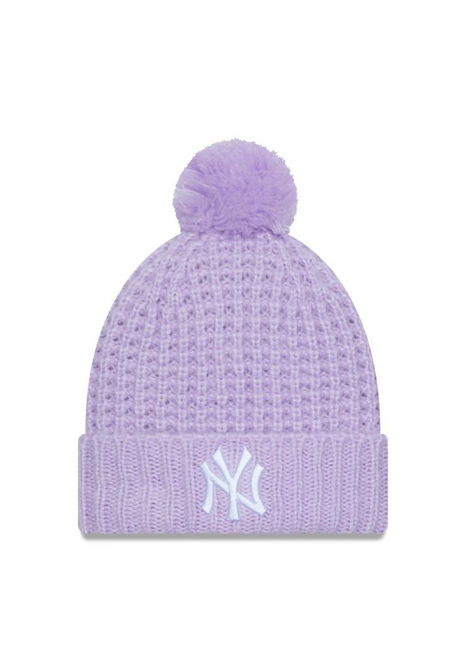 New Era Bommelmütze New York Yankees Purple MLB Cosy Pom Women Beanie New Era (1-St) von New Era